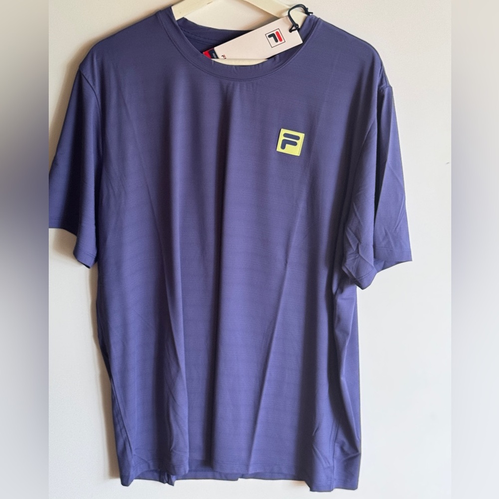 Men’s Fila Tennis Shirt. Blue. XL. NWT